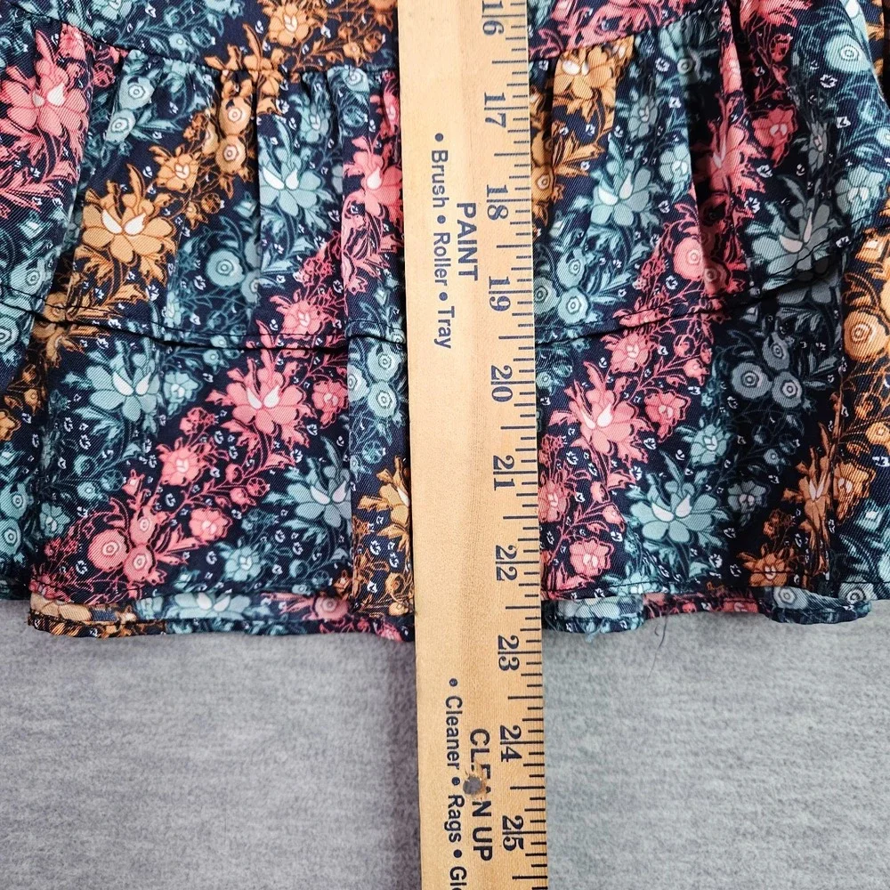 Janie and Jack Girls Dress Size 6 Floral Flutter Sleeve Tiered Party Twirl
